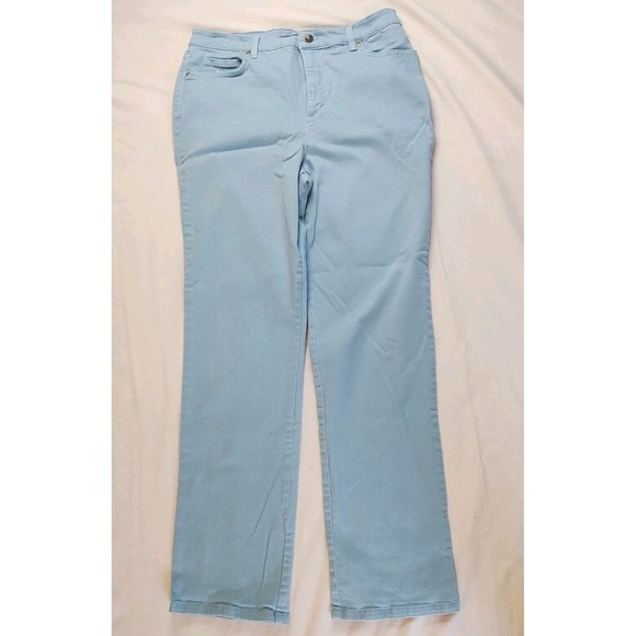 Gloria Vanderbilt Blue Colored Women's 12 Amanda Jeans (32x29)‎ - Picture 1 of 11
